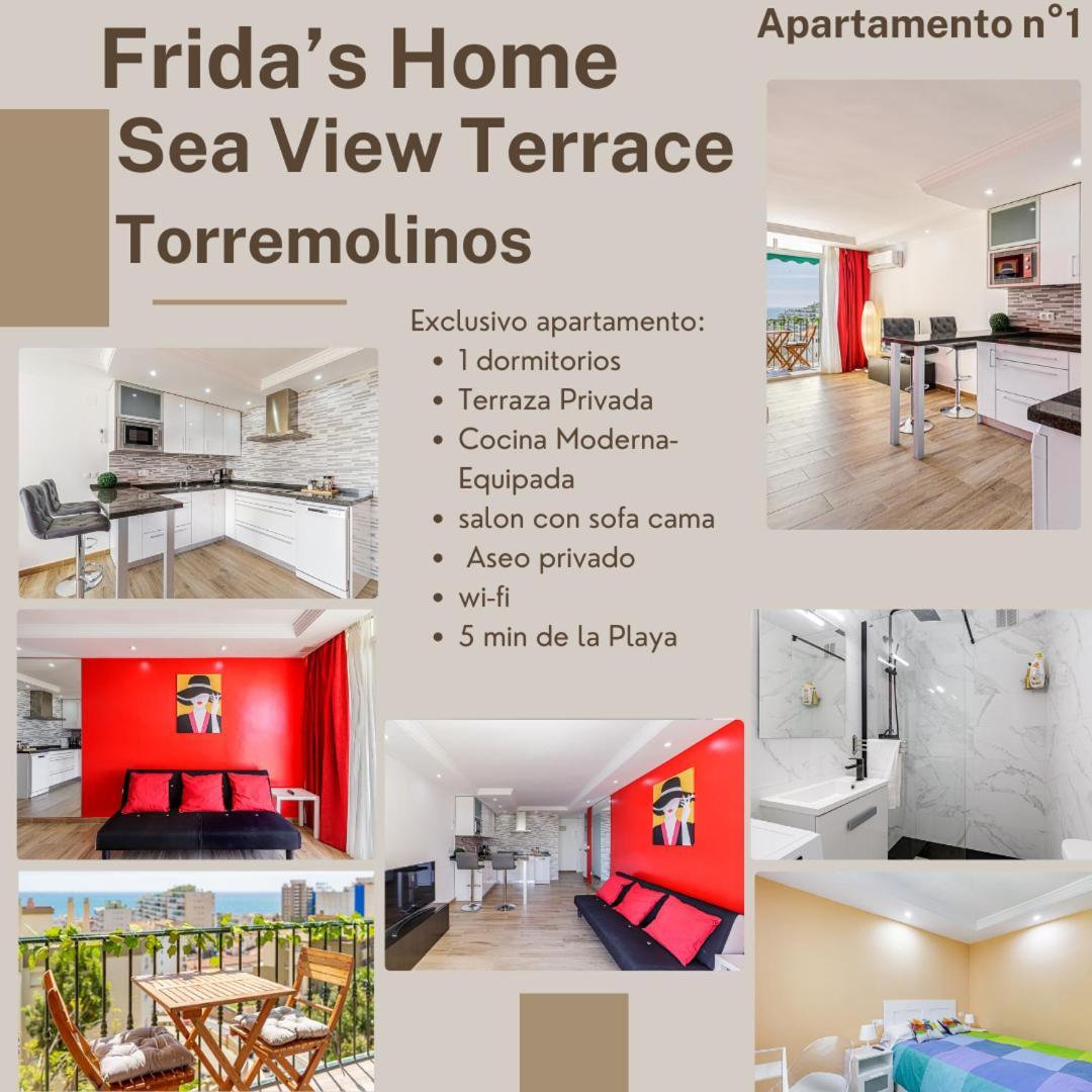 Frida'S Home-Sea View Terrace Torremolinos Extérieur photo